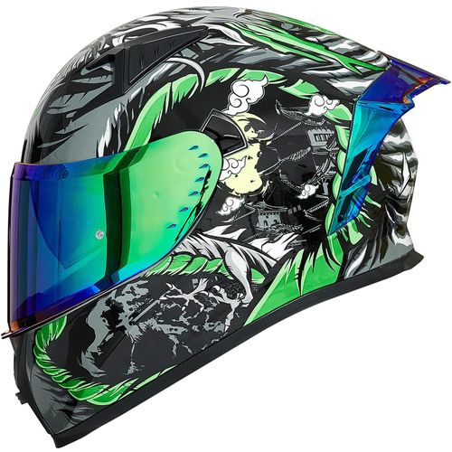 meilleur casque moto vert