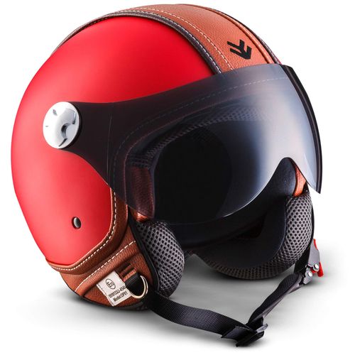 top casque moto rouge